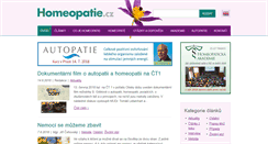 Desktop Screenshot of homeopatie.cz