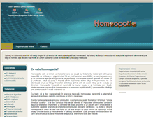 Tablet Screenshot of homeopatie.org