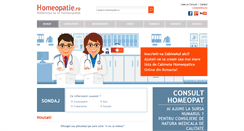 Desktop Screenshot of homeopatie.ro